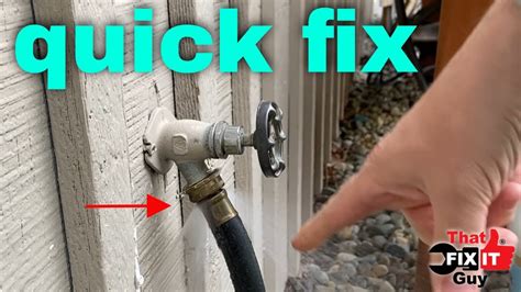 EASY: Fix Leaky Garden Hose to Spigot Connection